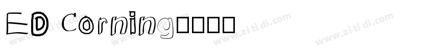 ED Corning字体转换